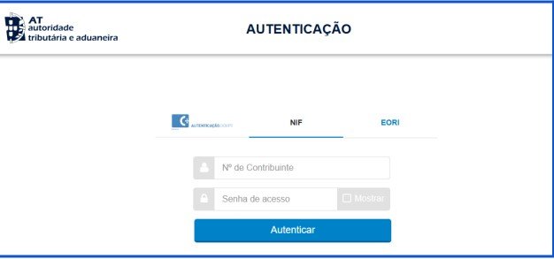 Finanças Şifre Ekranı