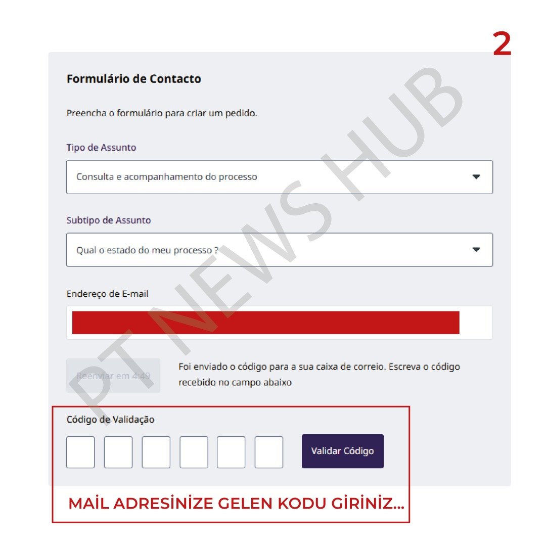 AIMA Mail Doğrulama Kodu Giriş Adımı