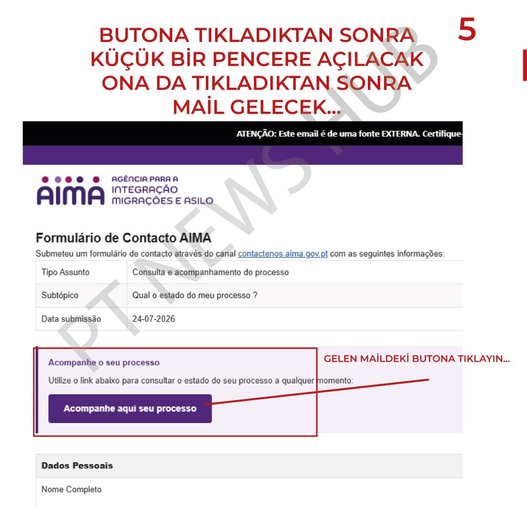 AIMA Tarafından Gönderilen Takip Bağlantısı
