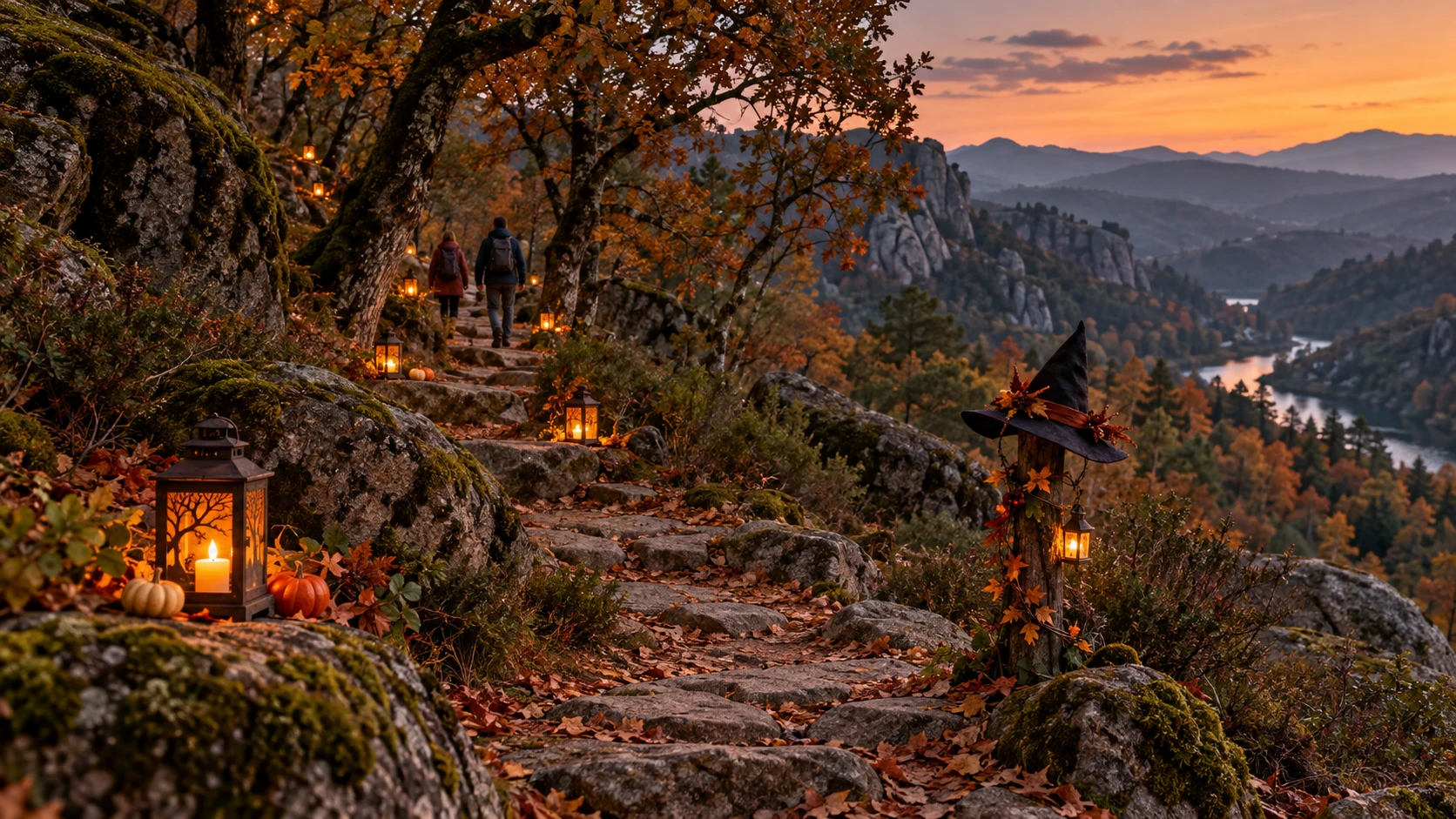 Gerês’te Halloween: ormanın içinden geçen bir cadılar gecesi